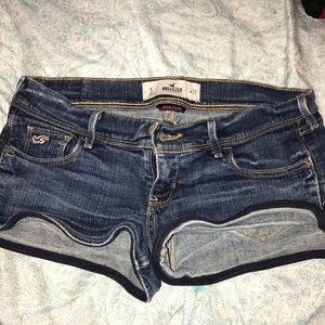 Hollister jean shorts.